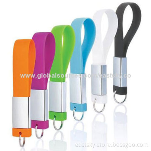 Bracelet Keyring USB Drive, OEM Orders are Accepted, Capacity of 64MB to 32GB